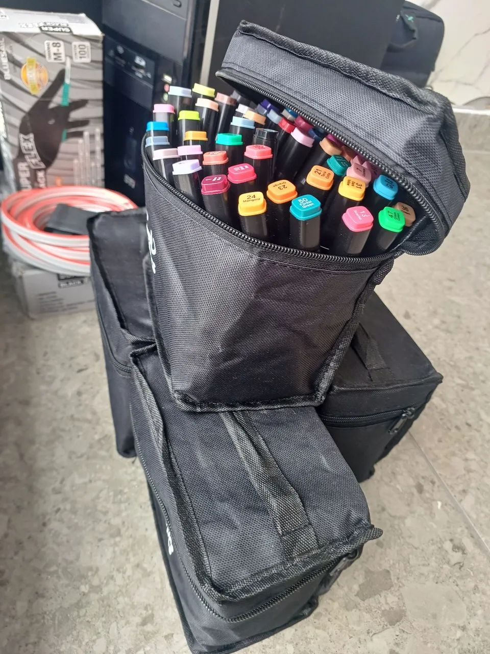 Canetas touch 60 peças 