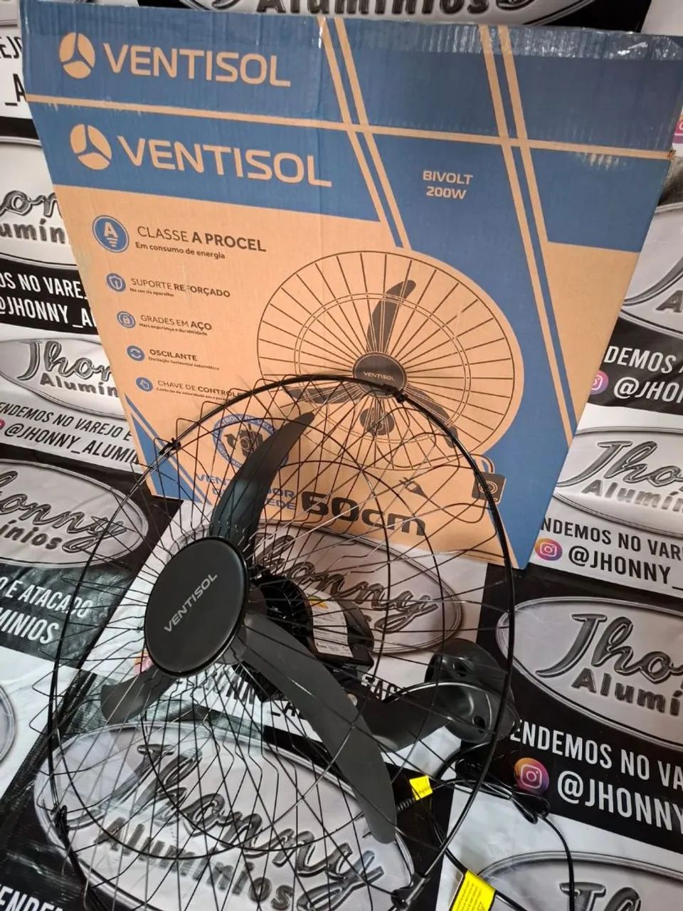 Ventilador de parede 60cm - Foto 4
