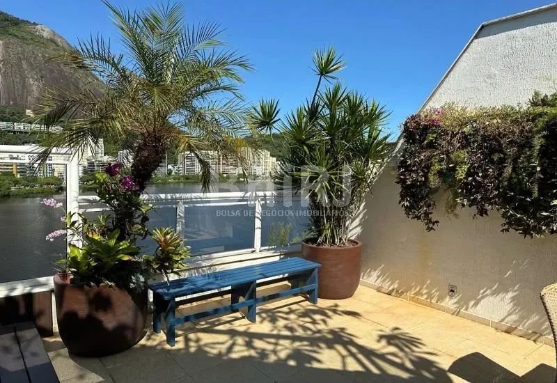 COBERTURA TRIPLEX C/ PISCINA E LINDA VISTA PARA LAGOA E CRISTO - Foto 3