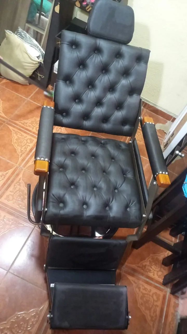 Cadeira barbearia reclinável 