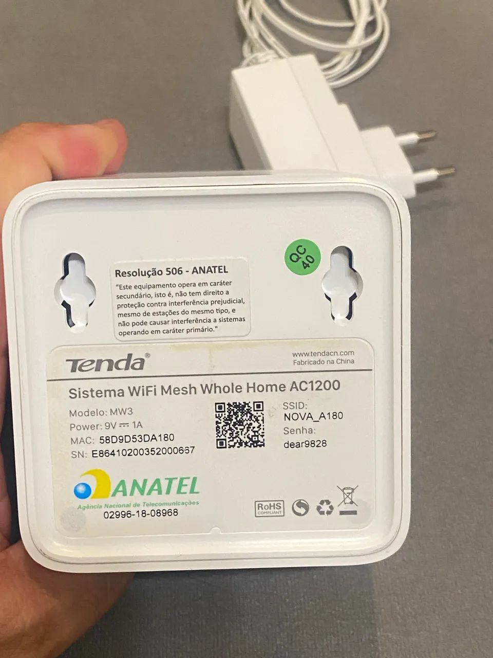Roteador Mesh Tenda Nova MW3 AC1200 - Foto 2