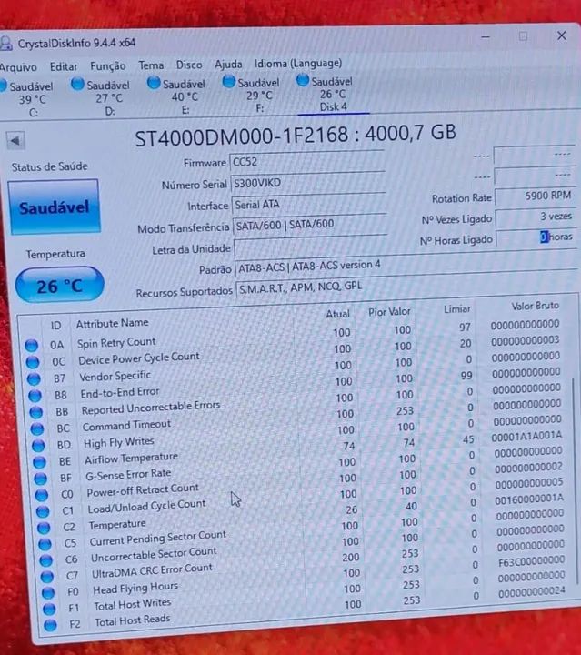 HD Seagate 4TB Desktop - Novo - Foto 4