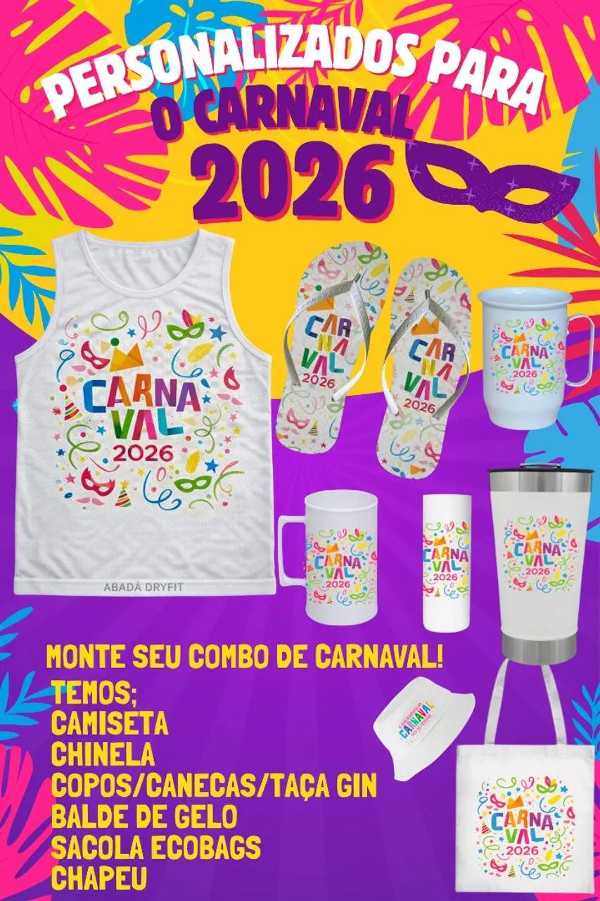 Monte seu combo para o carnaval