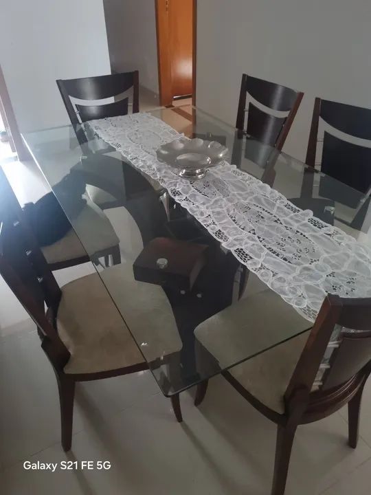 Mesa de jantar com 6 cadeiras  - Foto 2
