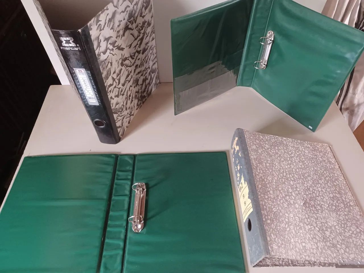 4 FICHARIOS POR 20 REAIS DESAPEGO TOTAL BARATO. 