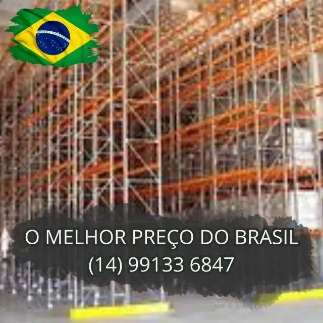 Porta palete estrutura de aço p/ armazenagem