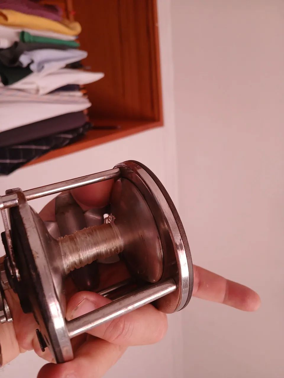 Carretilha de Pesca Penn 309 Level Wind - Foto 5