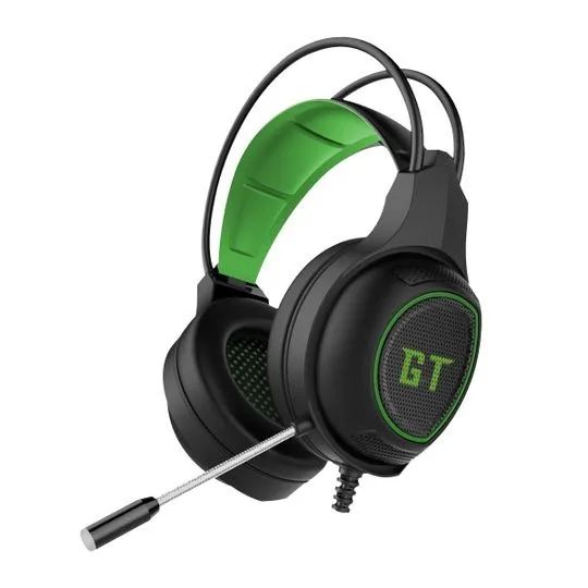 Headset Gamer GT Archer Led Verde P2 - WZetta
