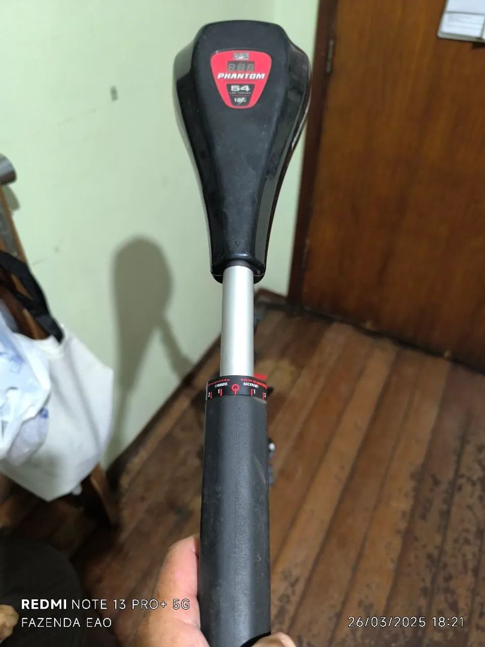 Motor Elétrico para Barco Phantom 54lbs - Foto 4