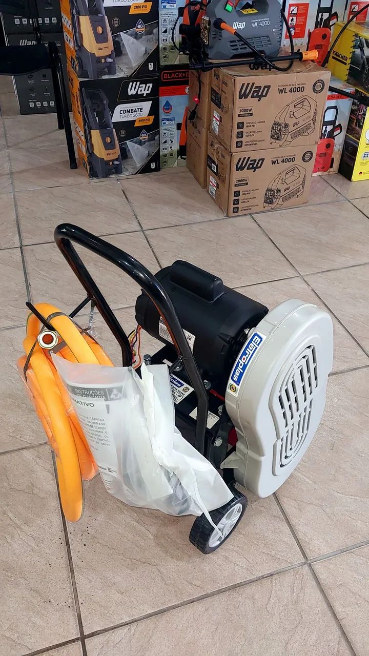 Lavajato Profissional de 1cv 350psi e 10m de mangueira Eletroplas (Loja/Nova) - Foto 4