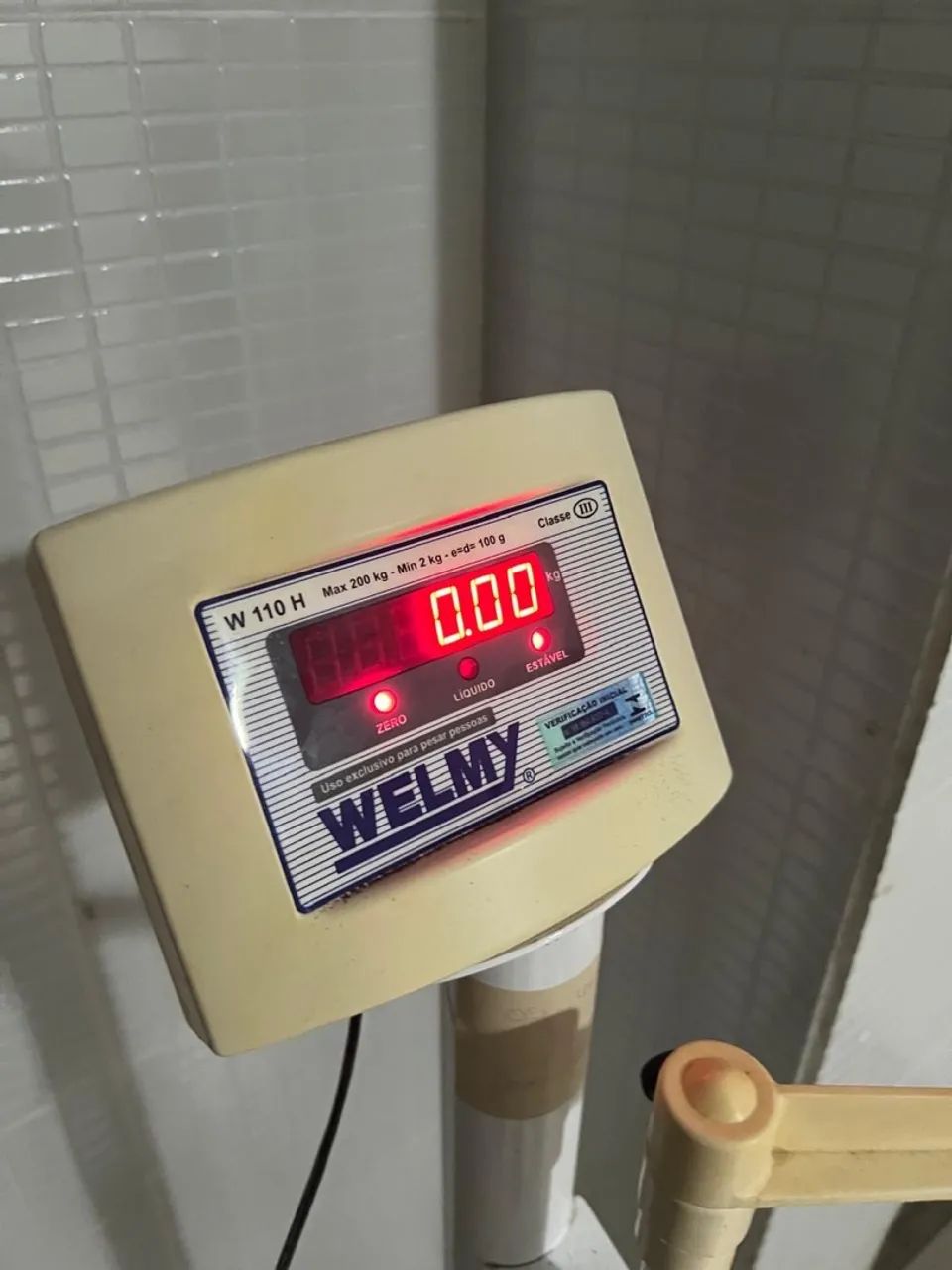 Balança de medição de altura e peso Welmy - Foto 5