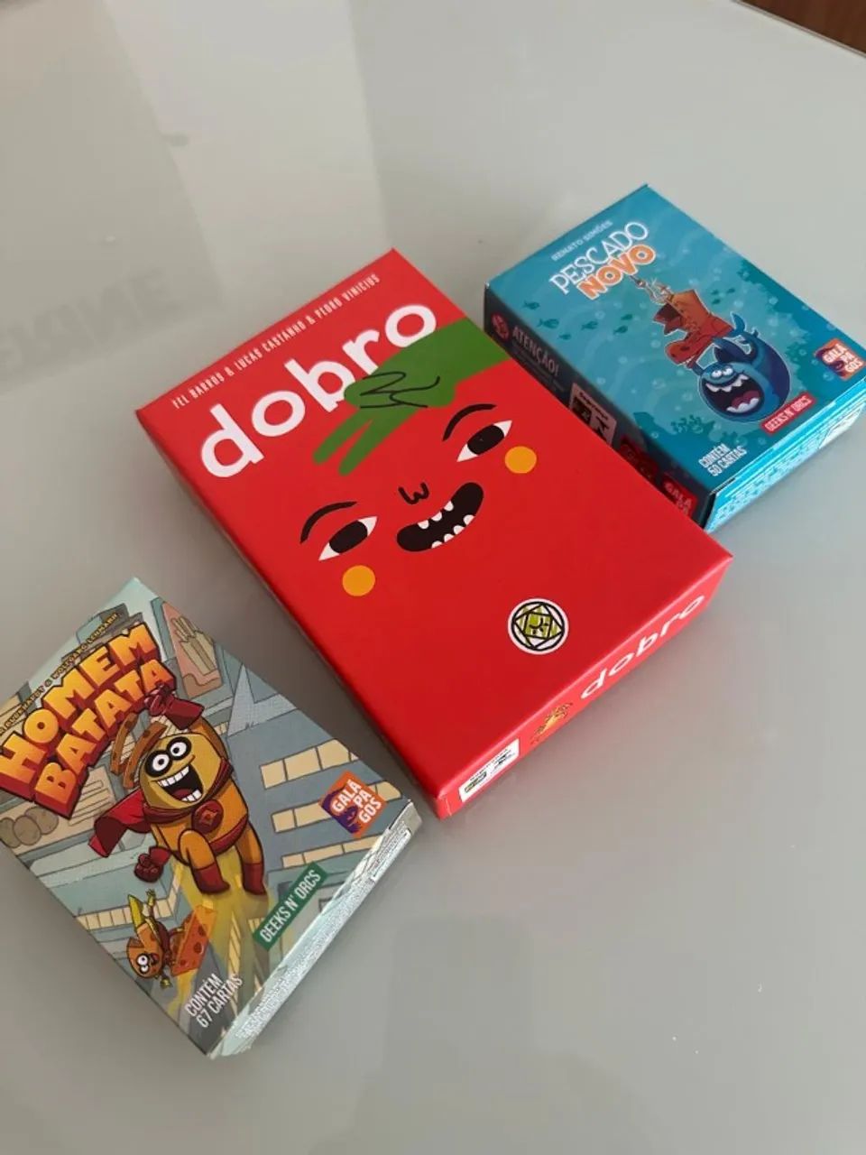 Pescado Novo + Dobro + Homem Batata Jogos