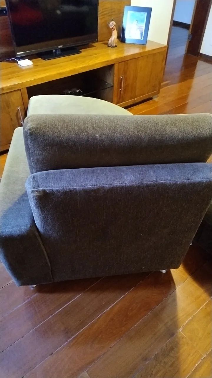 Green Chenille Armchair472786498592460805