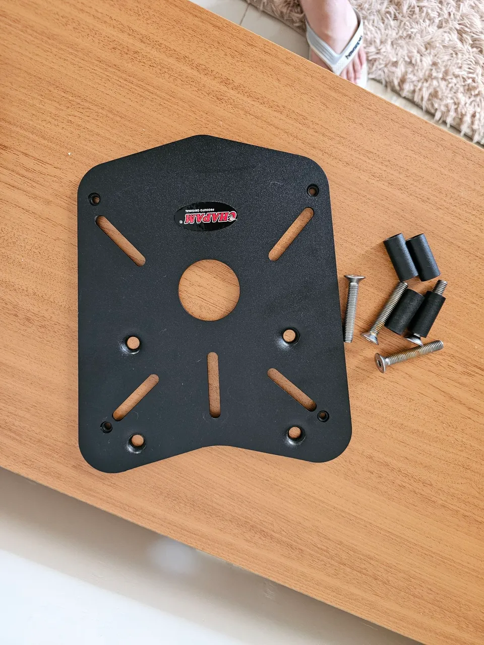 Suporte churrasqueia para Baú pcx 150 Chapam