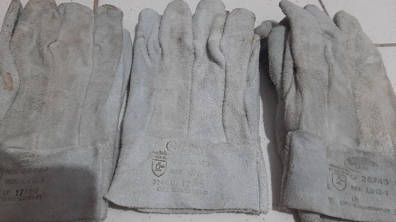 Luva de pedreiro raspa reforçada - Foto 2