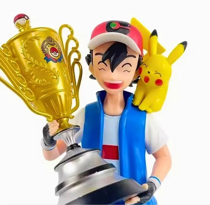 Action Figure Ash com Pikachu e Troféu  - Foto 3