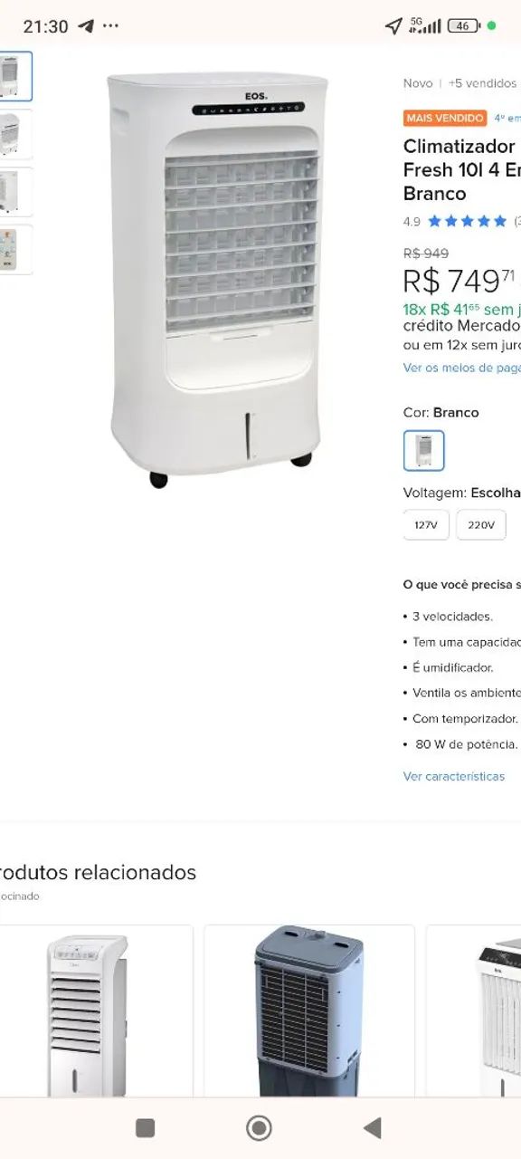 Climatizador  - Foto 2