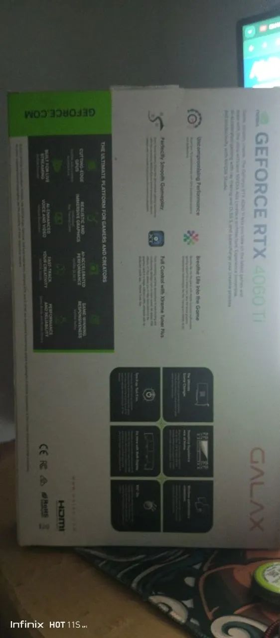 Placa de vídeo rtx4060ti63824100205953123