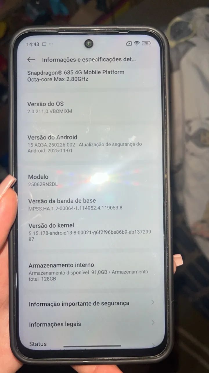 Celular Redmi15 seminovo  - Foto 4