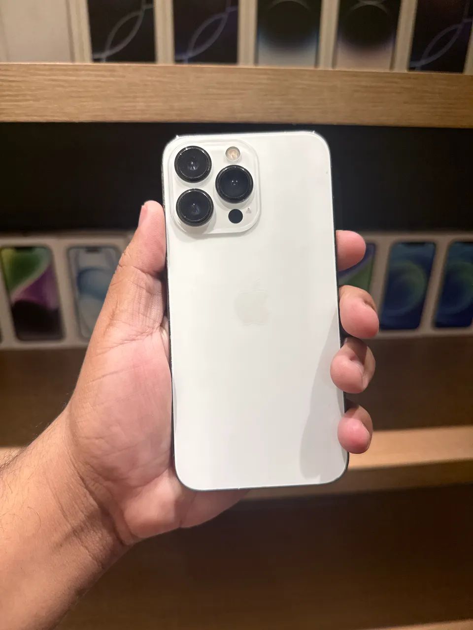 13 PRO BRANCO USADO COM GARANTIA!!!!