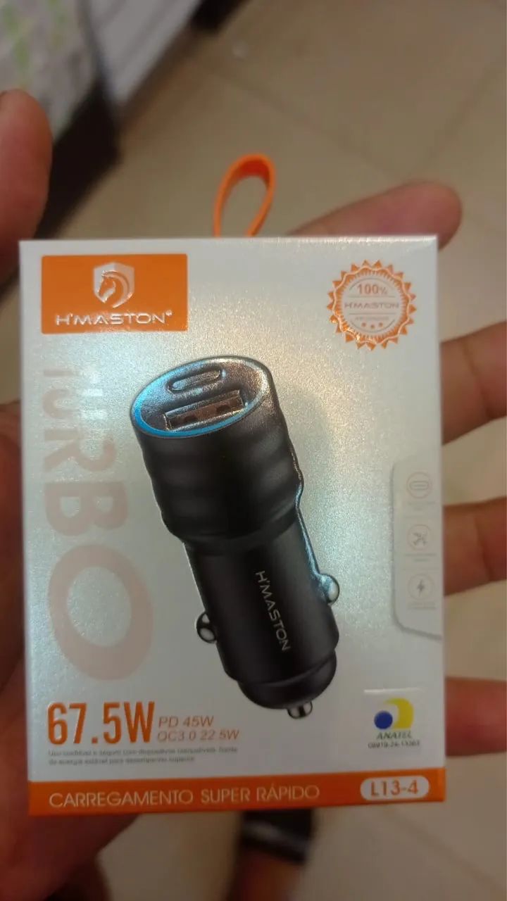 Carregador de cinzeiro 67.5W