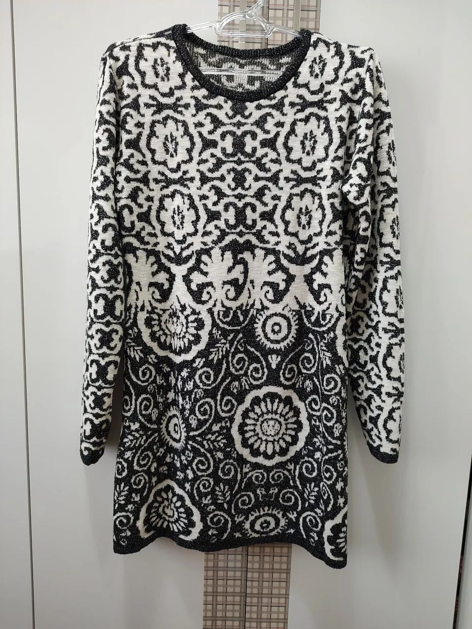 Blusa de fio estampada 