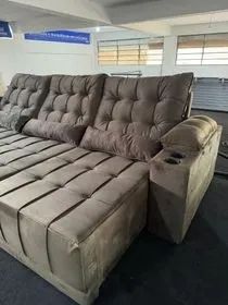 Sofá Retrátil Reclinável 2,90m - (Promoção)! - Foto 5