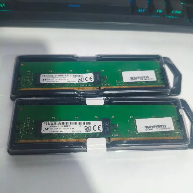 Kit memórias ddr4 2x8gb 2666mhz ECC - Foto 2