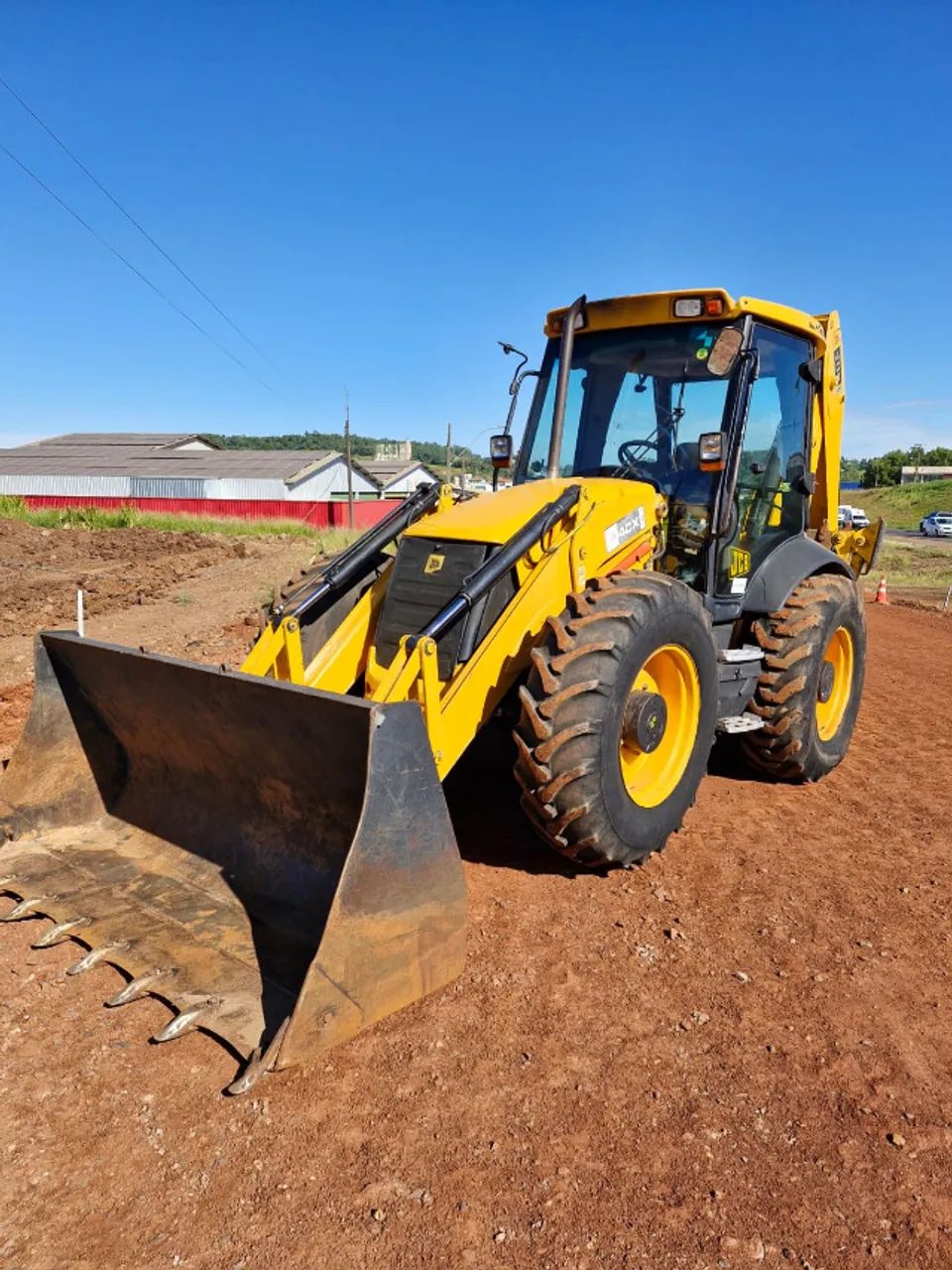 Retro Escavadeira JCB 4CX  Ano 2011 com 9100 horas
