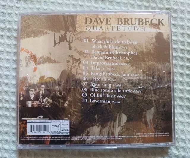 Cd Dave Brubeck Quartet - Live - Fundamentals - Importado Argentina - Lacrado !!!! - Foto 2