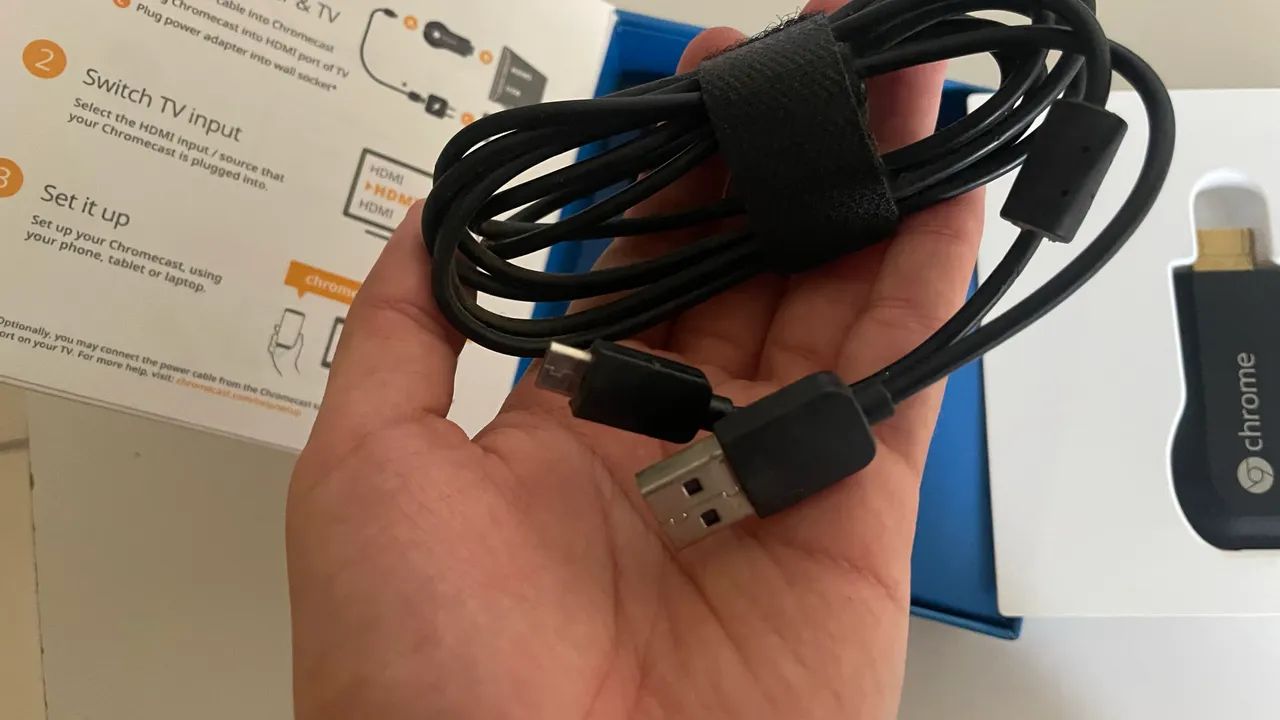 Chromecast Google Original 1ª Geração + Caixa | Pouco Usado - Foto 5