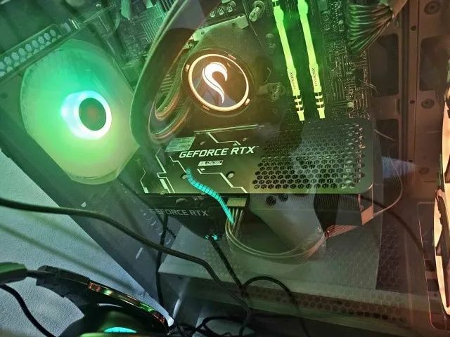 Vendo RTX 3060TI zerada impecavel com nota - Foto 2