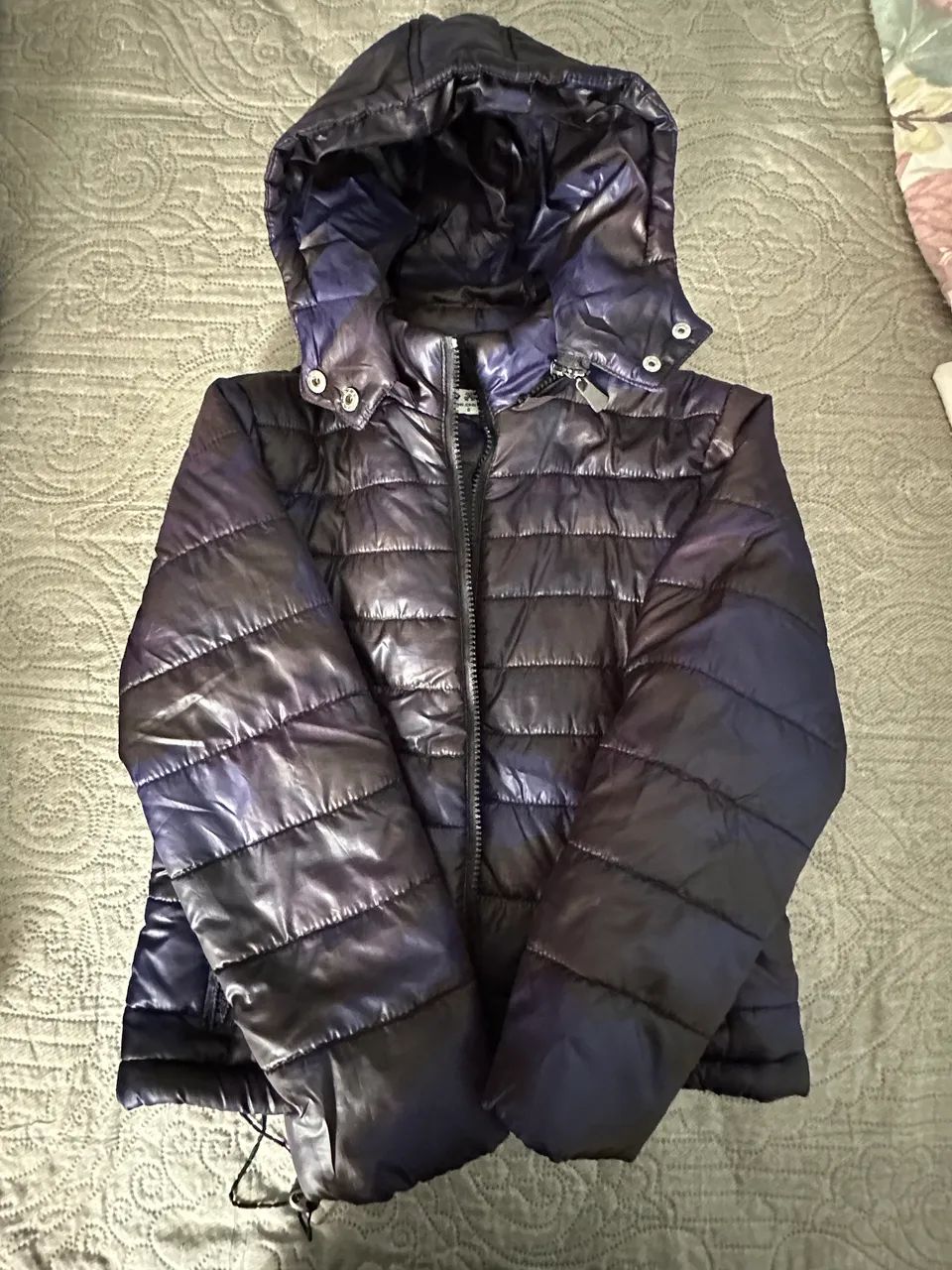 Jaqueta puffer John John infantil - Tam 8