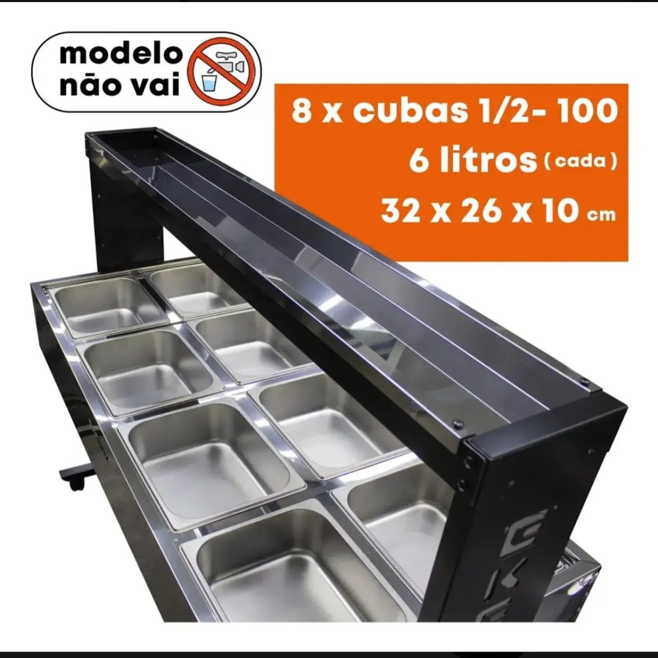 Carrinho Buffet Térmico Self-service   - Foto 3