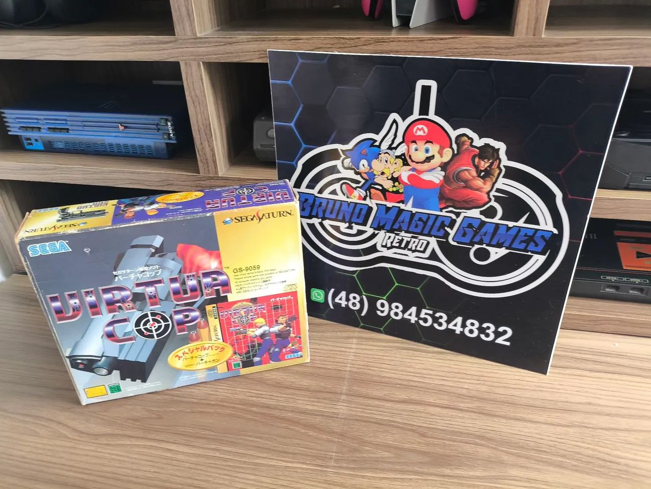 Controle para Sega Saturno Virtual cop
