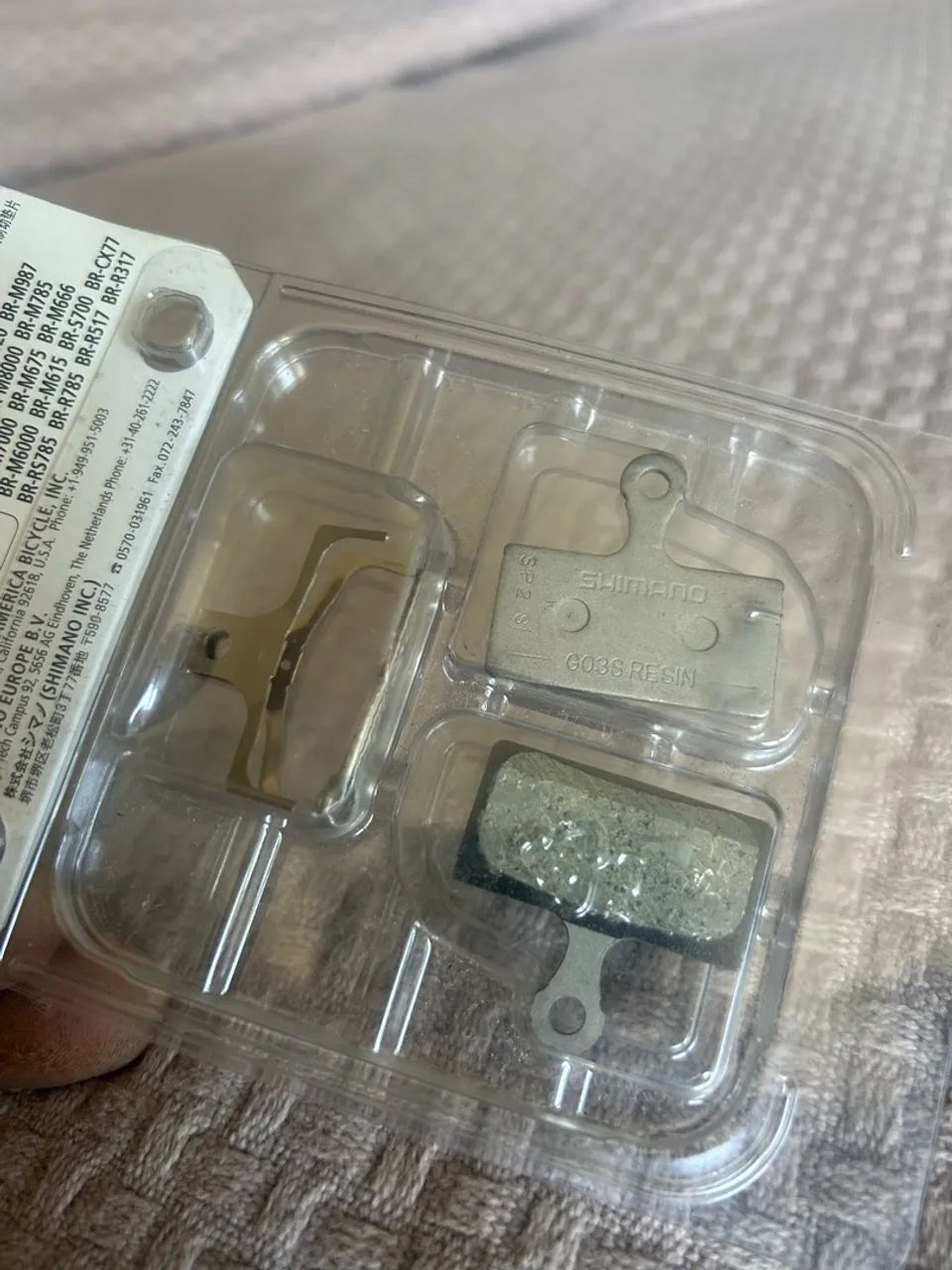 Pastilha de freio SHIMANO G03S - Foto 4