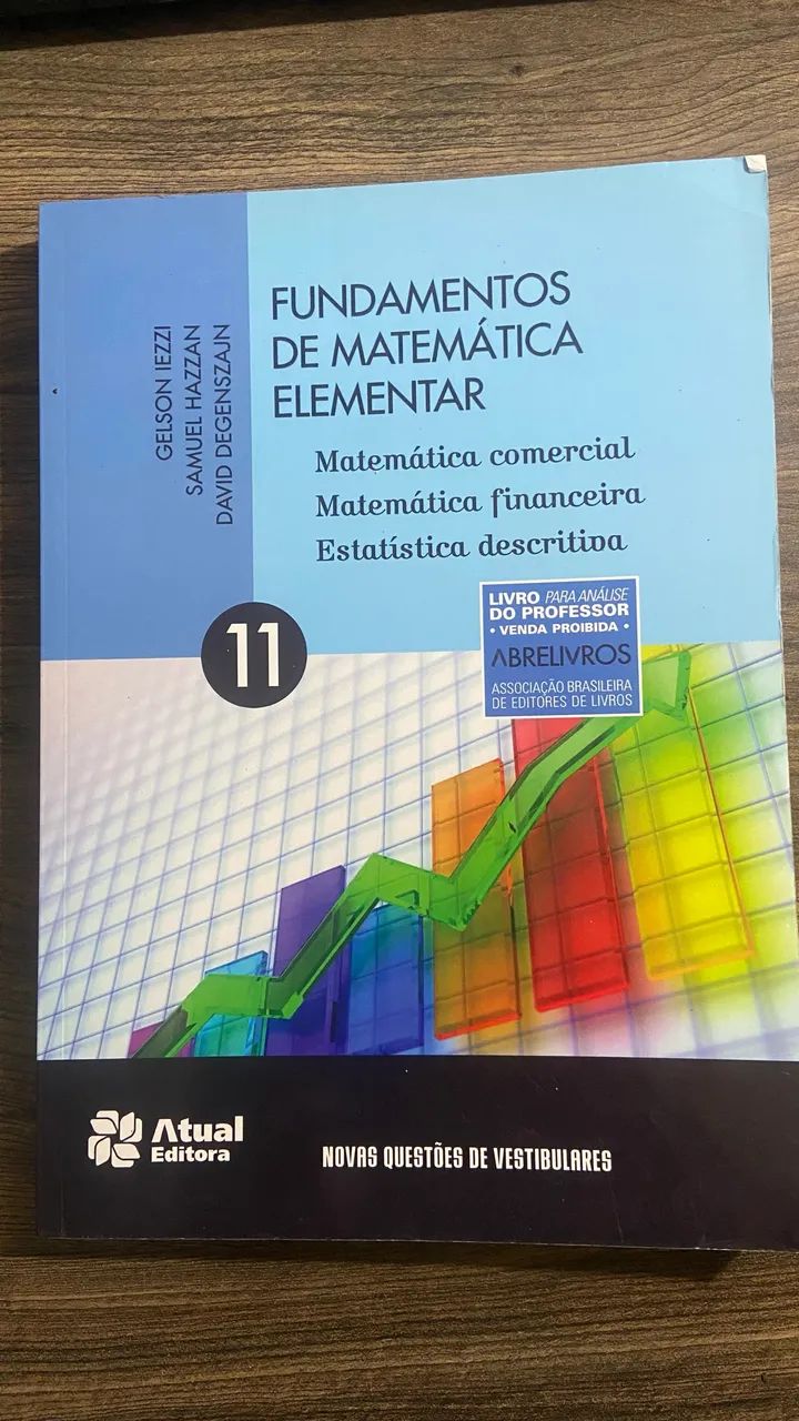 Fundamentos da matemática elementar vol 11
