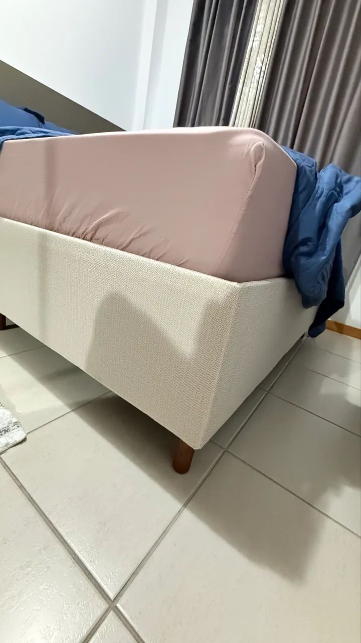 Cama Box Império E Colchão D40  1,38 x 1,88 x 25 - Foto 3