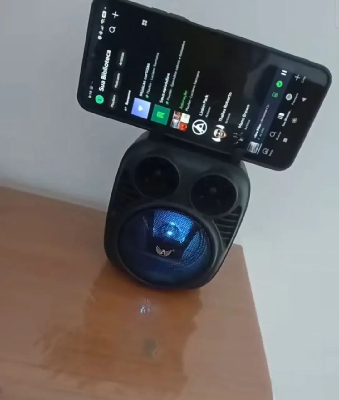 ? CAIXA DE SOM BLUETOOTH KTS COM LED ? SOM + ESTILO EM UM SÓ PRODUTO! ? - Foto 2