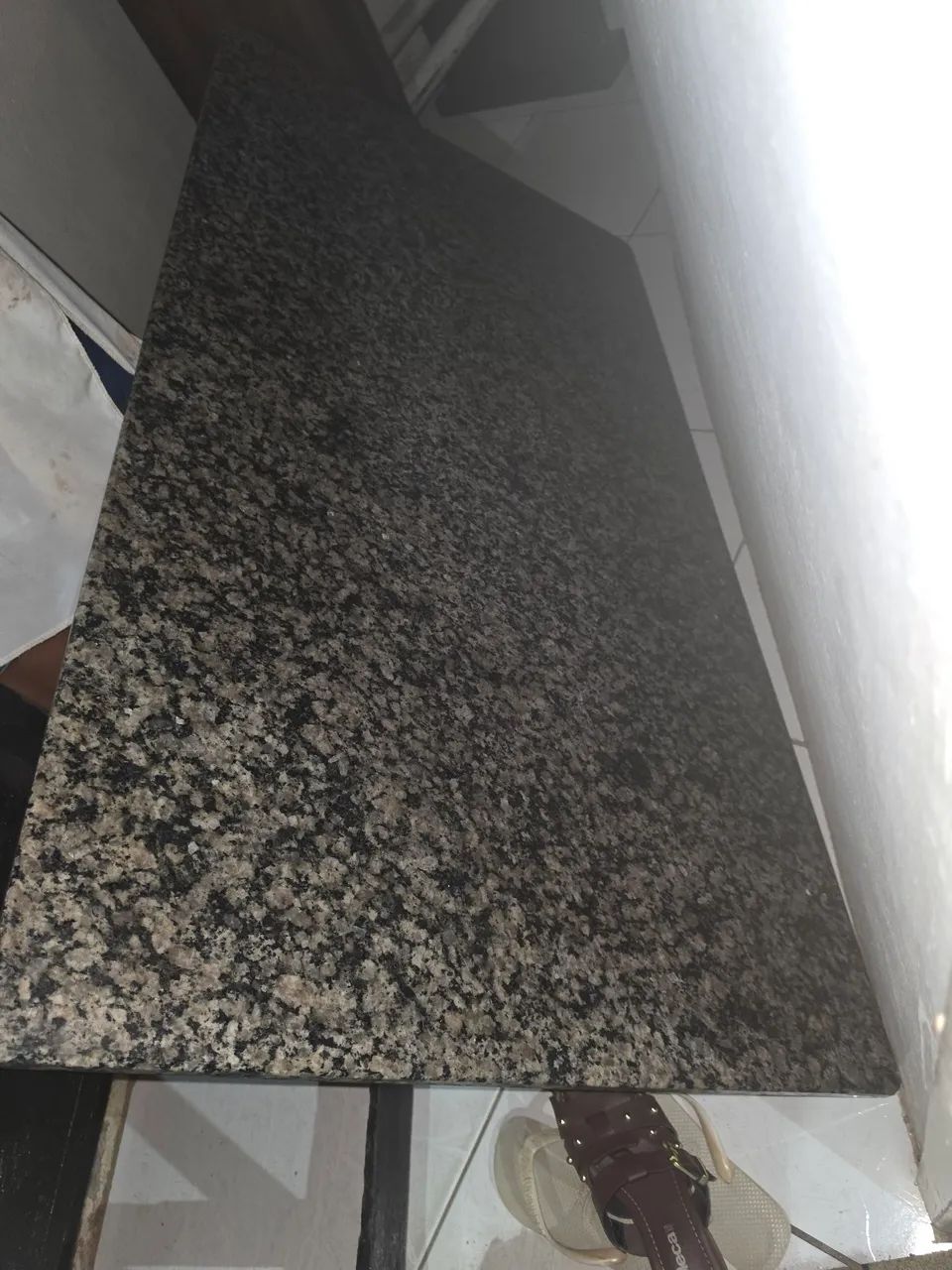 Tempão de mesa de mármore 