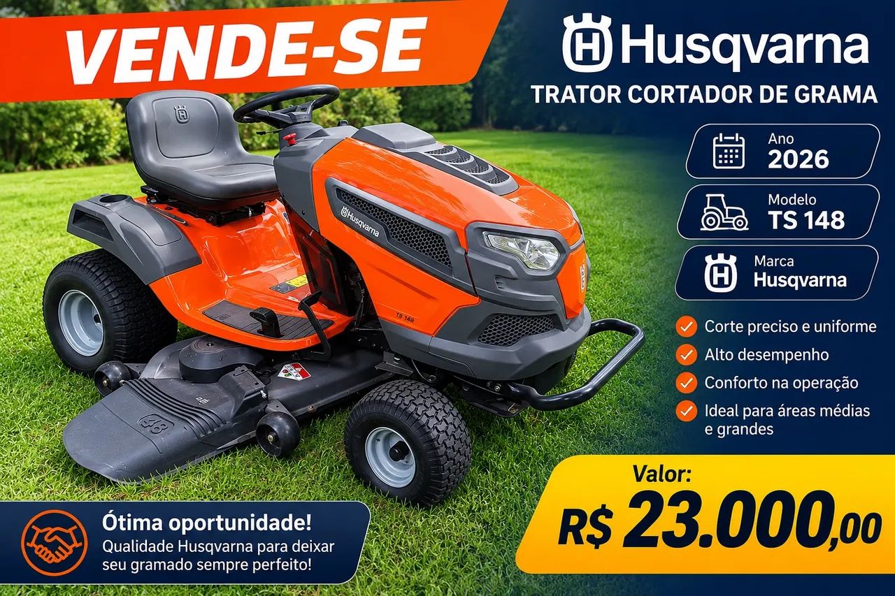 Trator cortador de grama 2026