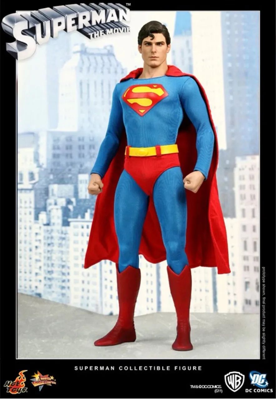 Hot Toys 1/6 MMS152 Superman 1978 Christopher Reeve com caixa