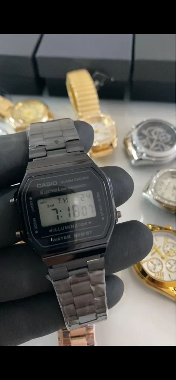 CASIO RETRÔ PRETO  - Foto 4