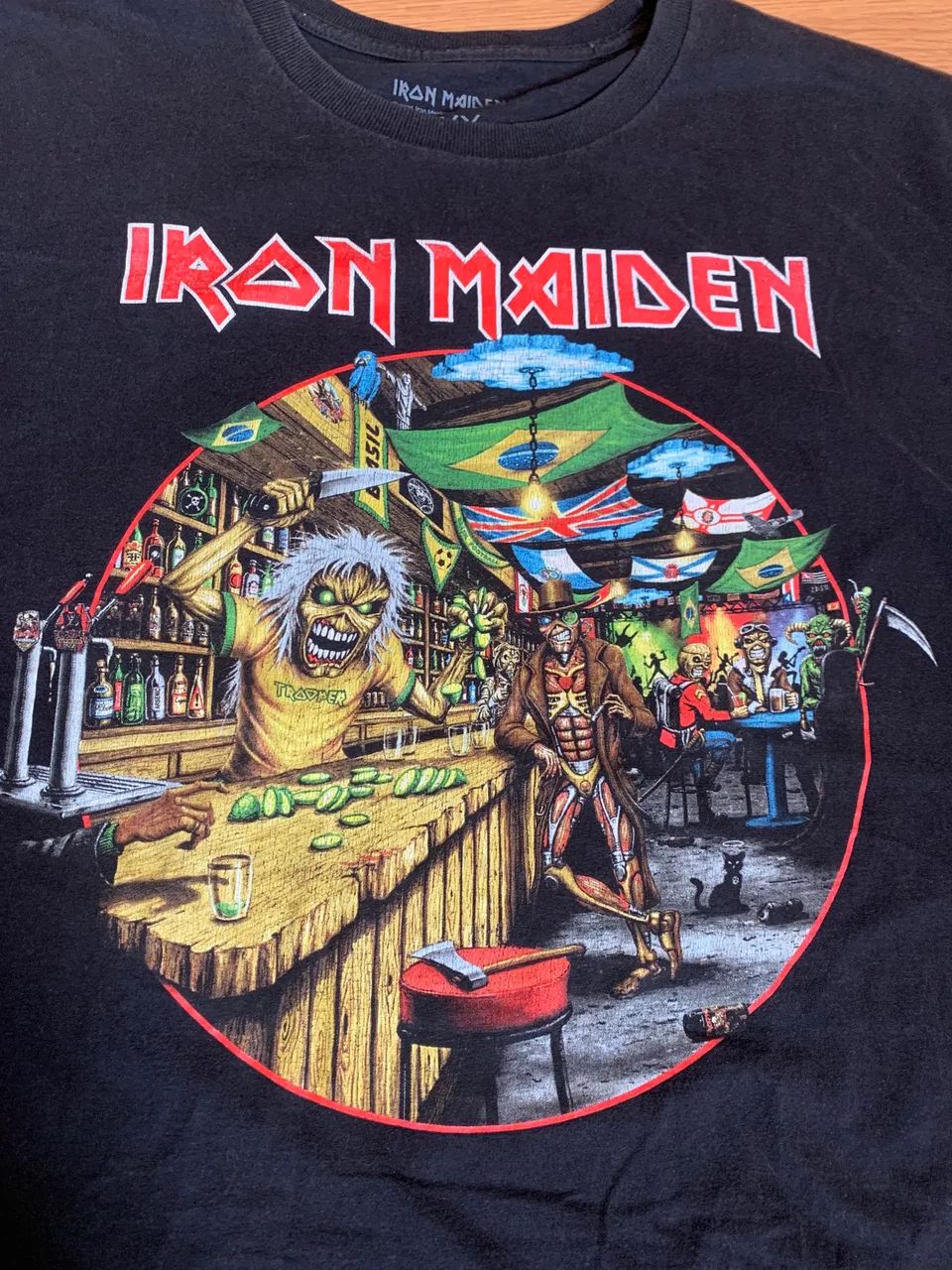 Camiseta Iron Maiden Consulado do Rock - Foto 2