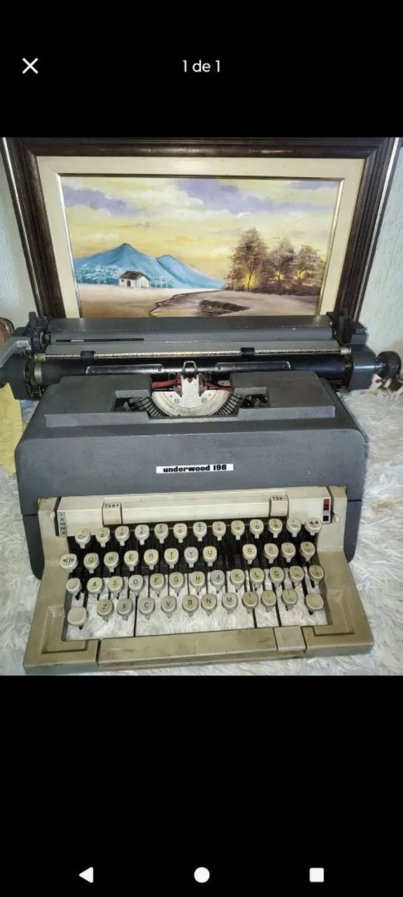 2 máquina datilografia antigas 