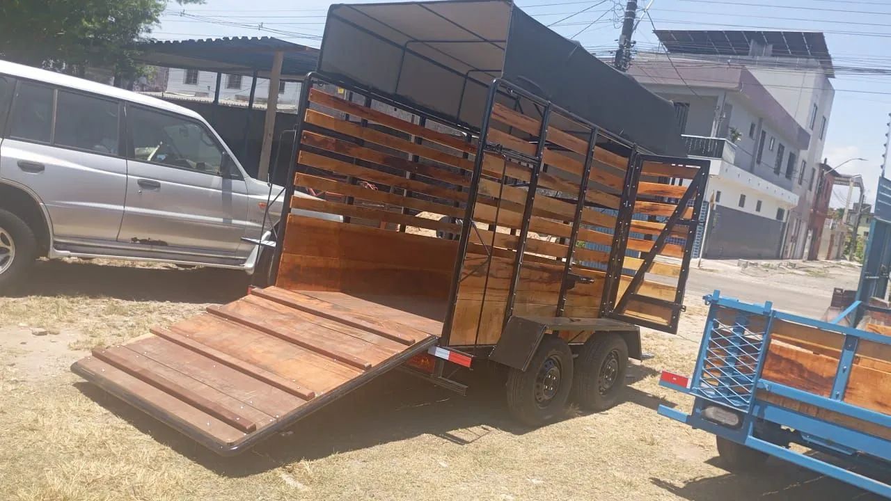 Carrocinha para carro, para carregar Cavalos  - Foto 4