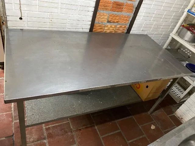Mesa de serviço aço inox  - Foto 2