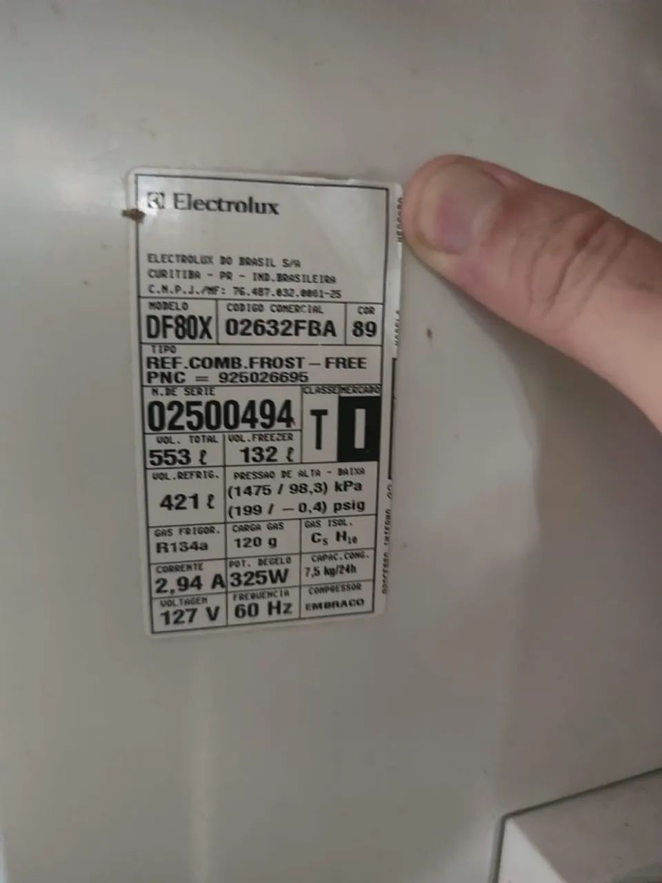 GELADEIRA ELETROLUX 553L, Modelo DF80X  - Foto 2