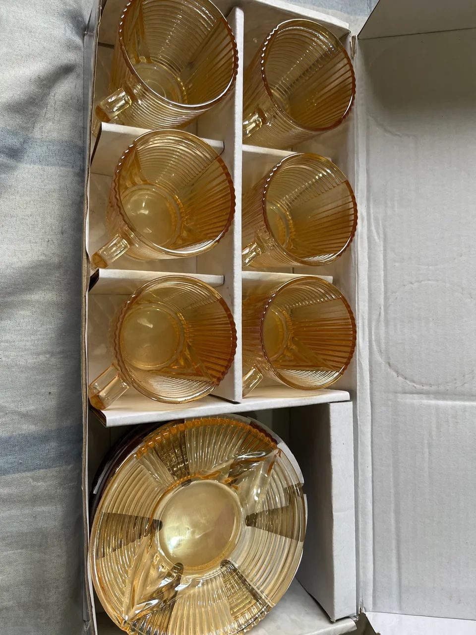 Jogo de taça, de copo e xícaras Imperial completo! - Foto 5