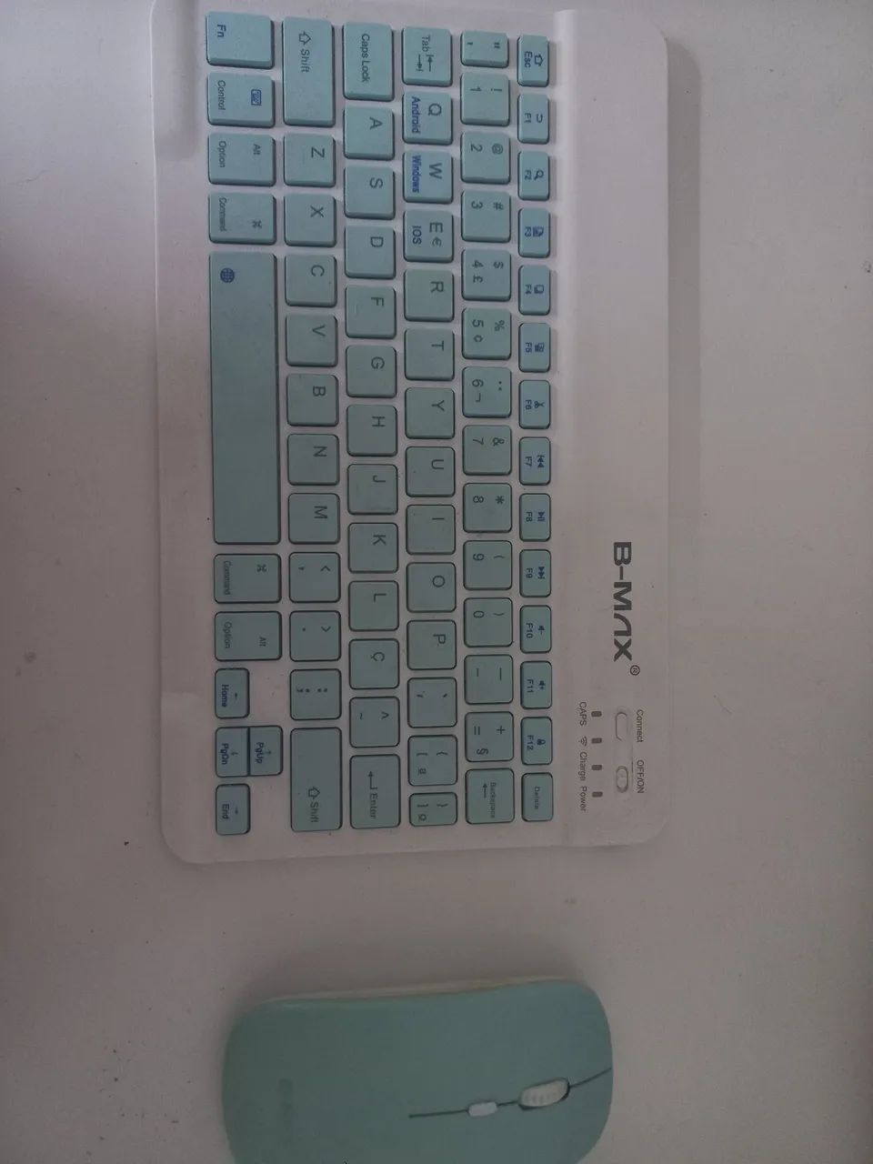 Kit teclado e mouse bluetooth 